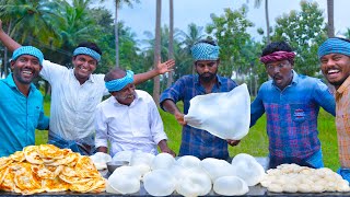 PAROTTA  Soft Layered Paratha Recipe Cooking In Village  Homemade Parotta Recipe Without Egg [upl. by Ahsaei]