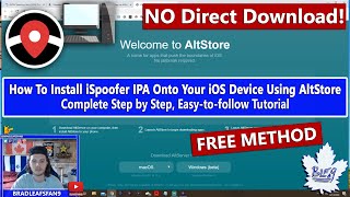 How To Install iSpoofer Using AltStore  Full Commentary Easytofollow Walkthrough  Tutorial [upl. by Llezniuq173]