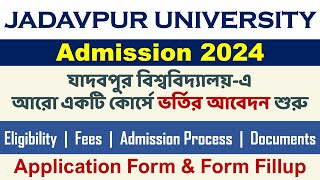 Jadavpur University Microelectronics Technology amp VLSI Design Admission 2024 Full Information [upl. by Nager]