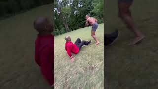 Shaquan vs Marrese Crump Round2 action martialarts [upl. by Iek]