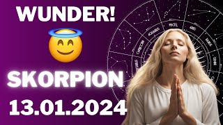 SKORPION ♏️⭐️ EIN WUNDER FÜR DICH 😱 Horoskop  13Januar 2024 skorpion tarot [upl. by Akenn]