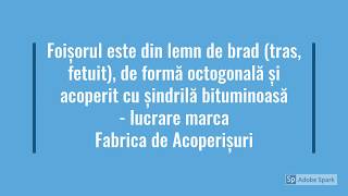 Foișor din lemn cu fântână recondiționată cu elemente rustice [upl. by Whiting]