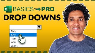 How to create amp use Drop Down lists like a PRO  Advanced Excel Tricks [upl. by Aicenek]