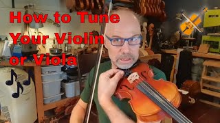 How to tune your violin or viola the right way [upl. by Obaza]