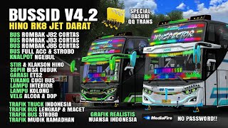 BUSSID V42 OBB MOD HINO RK8 JET DARAT SUOSS  GRAFIK HD REALISTIS  FULL ROMBAK NUANSA INDONESIA [upl. by Dayir199]