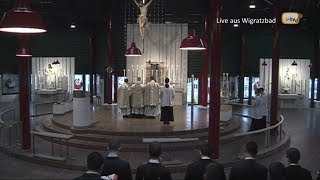 Traditional Latin Mass on the Feast of Christ the King from FSSP Seminary Wigratzbad 27 October 2018 [upl. by Ataymik995]