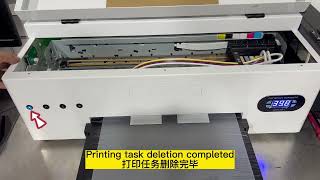 How to cancel the task of ACHI A3 DTF Printer dtfprinter [upl. by Skippy486]