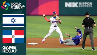 Israel vs Dominican Republic Game Highlights  2023 World Baseball Classic [upl. by Ibmab]