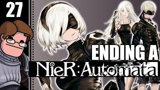 Lets Play NieR Automata Part 27  Ending A and G [upl. by Oliy762]