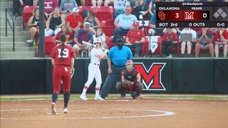 Oklahoma Sooners Softball VS Miami OH  Highlights 2023 [upl. by Mitman]