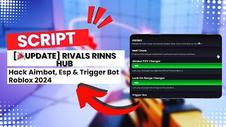 🎉UPDATE Rivals Script Hack Aimbot Esp amp Trigger Bot  Roblox 2024 rbxscripts [upl. by Aiksas338]