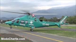 Despedida Agusta A109 Grand CCANZ Aerocardal Open Day Planeadores 2015 [upl. by Aikenahs]