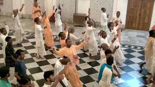 20180718 Evening Sandhya Aarti in Sri Dhama Mayapur [upl. by Kendell]