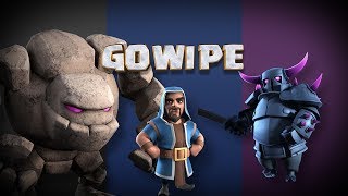 Clash of Clans The GoWiPE Battle Strategy [upl. by Octavia37]