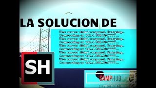 LA SOLUCION DE EL ERROR DE SAMPHUB  The server didn´t respond Retrying [upl. by Cyndia]