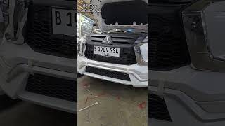 MITSUBISHI PAJERO 2024 PEMASANGAN BODYKIT OEM MITSUBISHI [upl. by Atalaya]