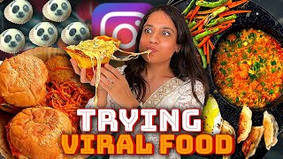 I Only Ate Viral ReelShorts Food For 24 Hours Of Different Countries 🇮🇳🇰🇷🇮🇹 sosaute viralfood [upl. by Gunas]