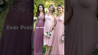 Elegant Pink Bridesmaid Gown amp Evening Dress 🎀💘💋🎀Ever Pretty Dresses [upl. by Schriever682]