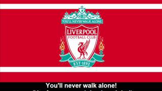 Liverpool Football Club Anthem Lyrics  Hino do Liverpool FC letra [upl. by Hollerman375]