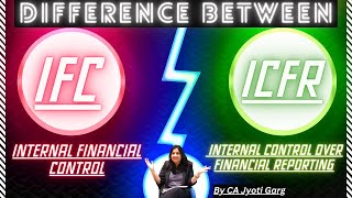 Difference Bw Internal financial control amp Internal control over financial reporting CAJyotigarg [upl. by Torosian152]