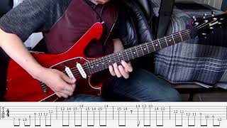 Guitar Riff 240  Buckethead  Big Sur Moon  Cover with Tabs [upl. by Raynor]