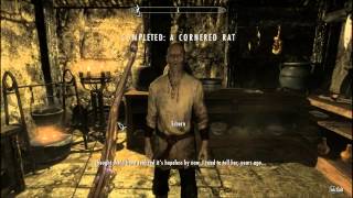 Skyrim Complete Playthrough Part 130  A Cornered Rat [upl. by Odrarej]