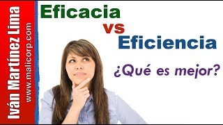 Diferencia entre EFICACIA y EFICIENCIA 🏆  Ejemplo SENCILLO 👌  Planeación Estratégica [upl. by Ennaeirrac]