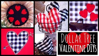 DOLLAR TREE VALENTINE DIYs [upl. by Anairam]