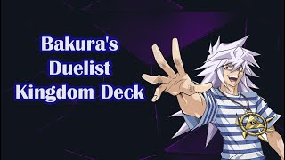 Yugioh Character Deck  Bakura  Duelist Kingdom [upl. by Finlay]