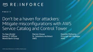 AWS reInforce 2019 Mitigate Misconfigurations with AWS Service Catalog and Control Tower FND311 [upl. by Nikolaos]