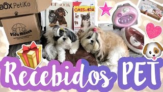 Primeiro Recebidos PET do Ano Para Minhas Shih Tzu Petiscos Bebedouros VEDA14 ❥ Lói Cúrcio [upl. by Asit364]