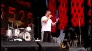 Ricky Gervais does the dance onstage at Live 8 [upl. by Negiam476]