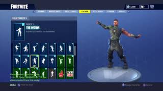 Fortnite Squad Leader Showcased With 40 DancesBack Blings and NEW quotTake 14quot Emote [upl. by Moyna165]