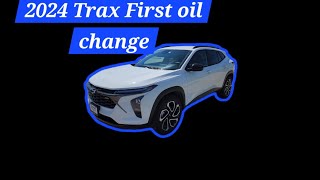 How to change the oil on a 2024 Chevy Trax  1st change [upl. by Dav414]