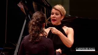 Joyce DiDonato Master Class January 2016 Mozart’s “Porgi amor” from Le nozze di Figaro [upl. by Elvia923]