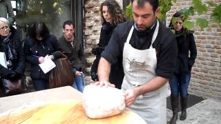 Tying of Culatello di Zibello [upl. by Deevan]