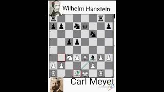 Carl Mayet vs Wilhelm Hanstein year 1837 [upl. by Annahsad]