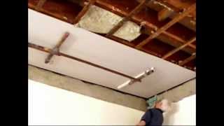 Plastering How to Install an Ornate Plaster Ceiling Part 2 [upl. by Sitrik]