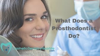 What Does a Prosthodontist Do [upl. by Irahs418]