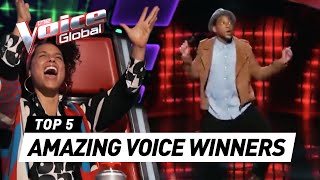 The Voice  AMAZING WINNERS from all around the world PART 3 [upl. by Llevra488]