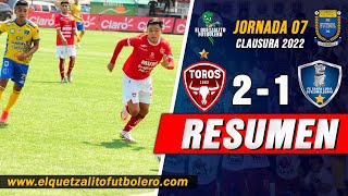 VICTORIA DEL CAMPEÓN Malacateco 2 vs Santa Lucía Cotzumalguapa 1  Jornada 07 Clausura 2022 RESUMEN [upl. by Kaine]