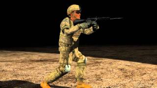 Character Studio Rig 3DS Max 9 IOTV ARMY [upl. by Charlene]