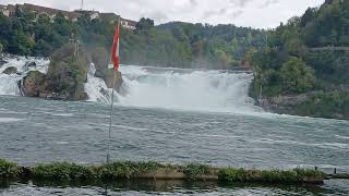 Rhine river falls  Video  Switzerland [upl. by Enirahtac]