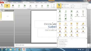 How to Make PowerPoint 2010 Text Appear on Click [upl. by Anerahs562]