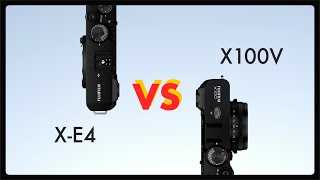 Fujifilm XE4 vs Fujifilm X100V  Specs list and comparison [upl. by Ynafets133]