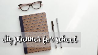 diy planner for school [upl. by Hyozo800]