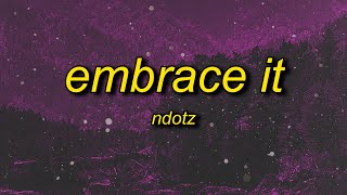 Ndotz  Embrace It Lyrics  miss if you got a bumper then shake it [upl. by Ilan]