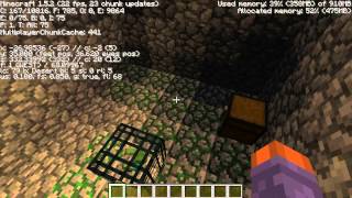 1Epic Abandoned mineshaft Double Ravine dungeon Minecraft seed 152 [upl. by Imyaj]