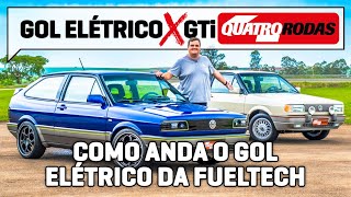 Dirigimos o GOL ELÉTRICO da FuelTech e COMPARAMOS com um GOL GTI original [upl. by Ocirederf]