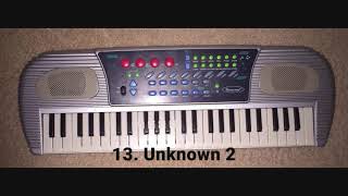 Burswood LS490BSankai01870K Toy Keyboards Demo Songs [upl. by Ayk]